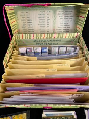 Lot 54. Cards & Organizer