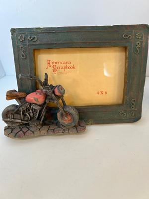 Lot 77. Motorcycle Decor Items