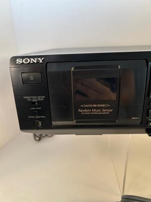 Lot 79. Sony Stereo Dual Cassette Deck