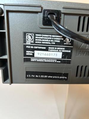Lot 84. RCA VCR