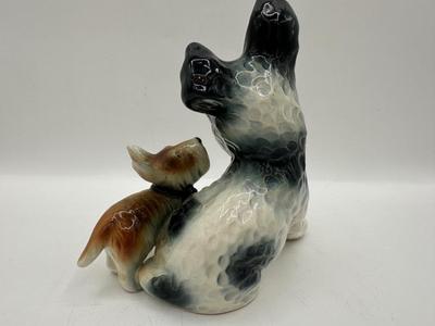 Vintage Porcelain Dogs, Japan
