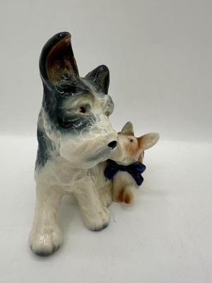 Vintage Porcelain Dogs, Japan