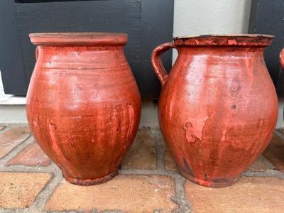 Three Vintage Terra-Cotta Vessels/Planters