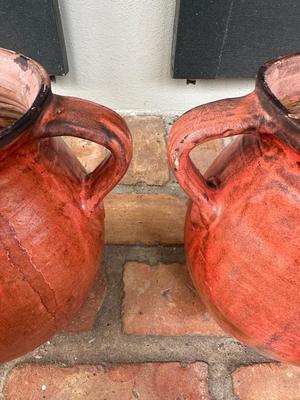 Three Vintage Terra-Cotta Vessels/Planters
