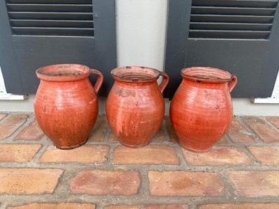 Three Vintage Terra-Cotta Vessels/Planters