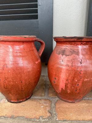 Three Vintage Terra-Cotta Vessels/Planters
