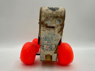 Vintage 1965 Fisher-Price "SNOOPY" 2 Dogs Wooden Pull Toys