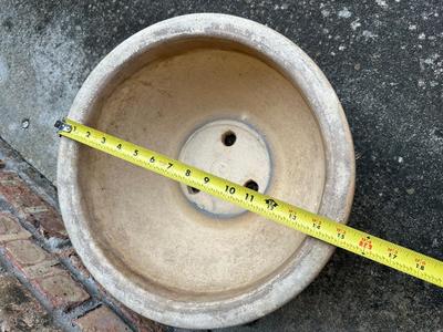 Large Glazed Flower Pot