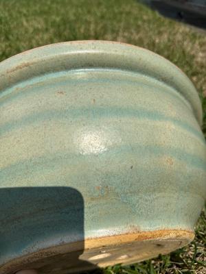 Large Glazed Flower Pot