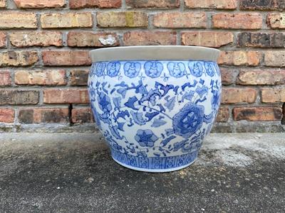 Chinese Blue And White Porcelain Planter