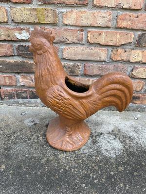 Terracotta Rooster Planter