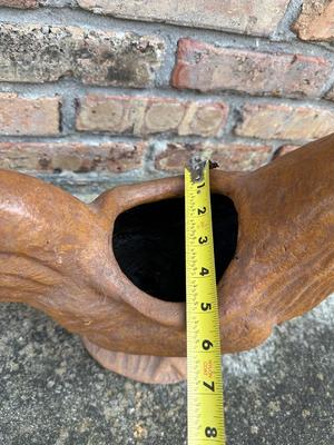 Terracotta Rooster Planter