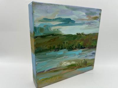 Original Painting “ Lake Road Series VI” by Carol Hallock
