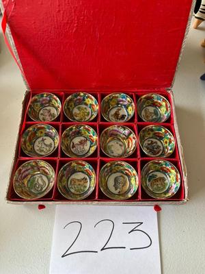 12 Chinese Zodiac New Year Mini Bowls In Box