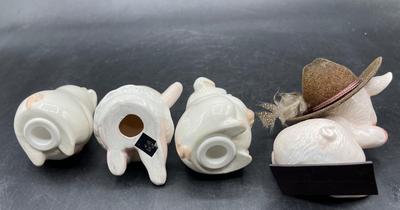 Figurine lot -pigs, piggy, piggies