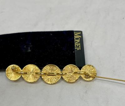 Lot of 2 large pins broaches Monet