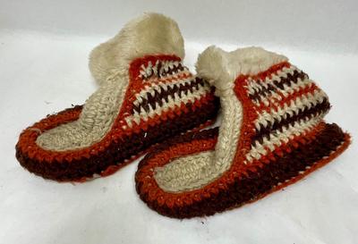 Knitted Slipper Booties