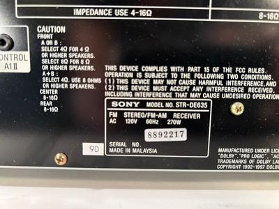 Lot 88. Sony Digital Cinema Receiver