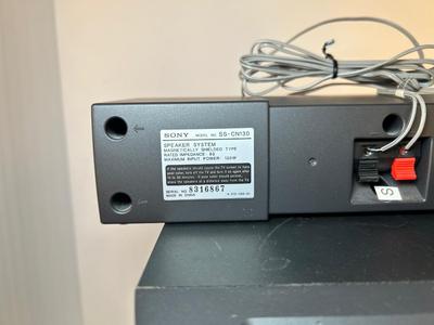 Lot 89. Sony Surround Sound Components