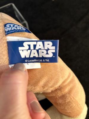 Lot 100. Stuffed Authentic Star Wars Yoda