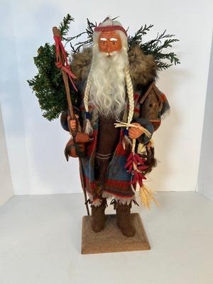 Lot 101. Rustic Woodland Santa