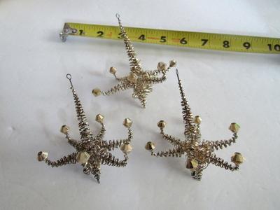 Metal Wire Chandelier Christmas Ornaments