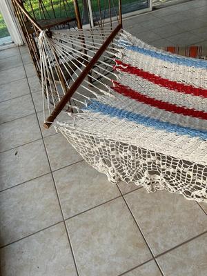 Lot 147. Hammock-no frame