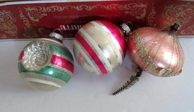 Dozen Vintage Christmas Ornaments