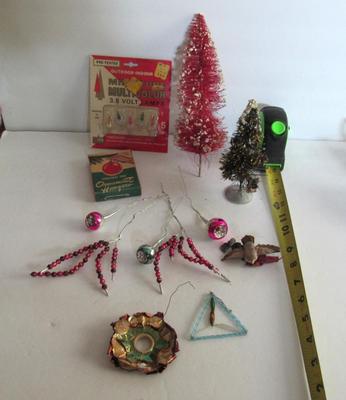 Lot of Misc Vintage Christmas Decor