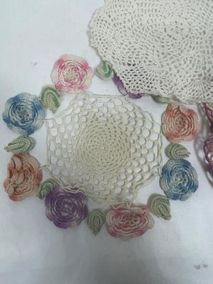 Lot of 3 Vintage Doilies