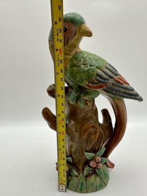 Vintage Ceramic Long Tail Parrot