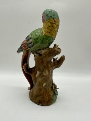 Vintage Ceramic Long Tail Parrot