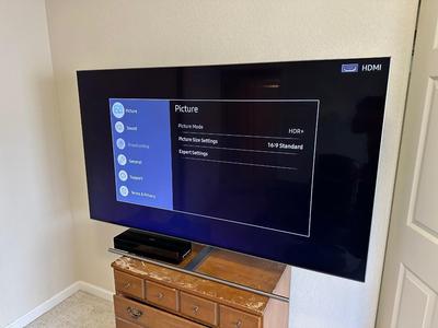 SAMSUNG 65" TV/MONITOR AND SAMSUNG ONE CONNECT