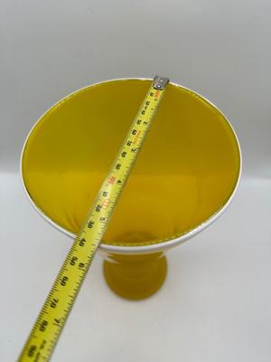 Art Deco Czech Tango Glass Vase