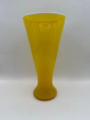 Art Deco Czech Tango Glass Vase