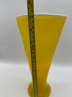 Art Deco Czech Tango Glass Vase