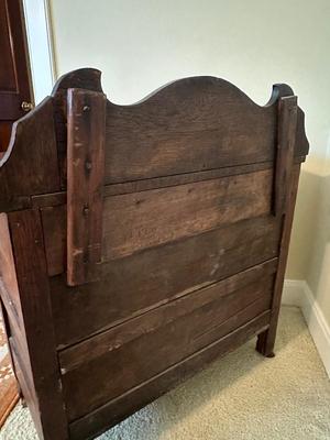 Antique Buffet with Two Drawers & Cabinets