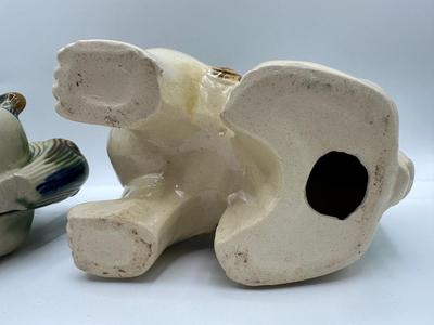 Pair Of Chinese Ceramic Foo Dogs