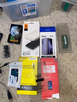 BLUE PARROT M300-XT BLUETOOTH, WESTERN DIGITAL 250GB EXTERNAL HARD DRIVE A TON OF ANDROID PHONE CASES/SCREENSAVERS & MORE