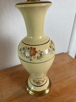 Vintage Floral Lamp