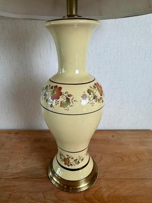 Vintage Floral Lamp