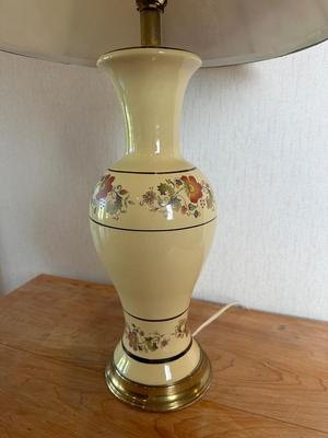 Vintage Floral Lamp