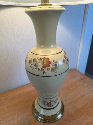 Vintage Floral Lamp