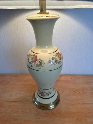 Vintage Floral Lamp
