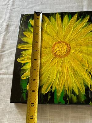 Original Acrylic Painting “Dandelion” by Carol Burch