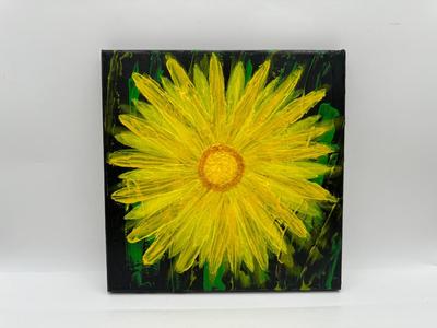 Original Acrylic Painting “Dandelion” by Carol Burch