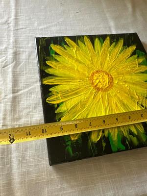 Original Acrylic Painting “Dandelion” by Carol Burch