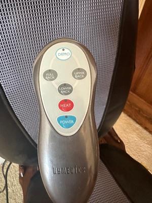 HOMEDICS Massage Cushion Chair w/ Heat & Programable Control