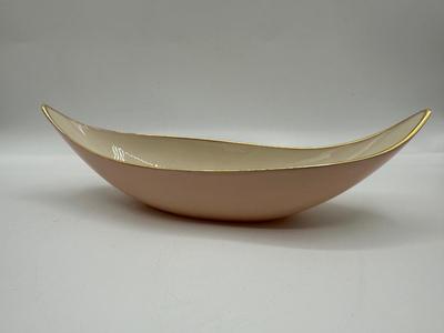 Vintage Lenox Canoe Shaped Bowl Bone China Dish