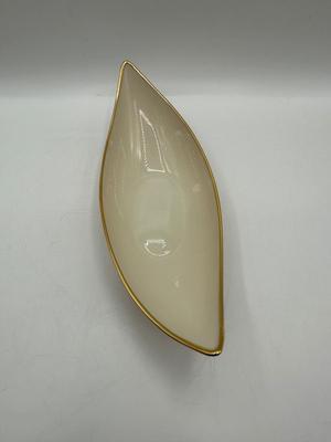 Vintage Lenox Canoe Shaped Bowl Bone China Dish